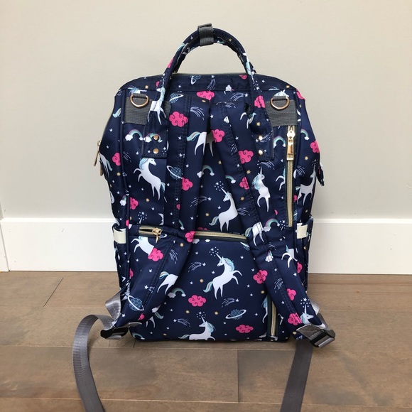 LeQueen Urban Space Unicorn Diaper Bag - Picture 3 of 9